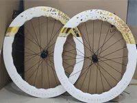 Princeton 6560 Carbon Road Bike Welset Gold 700c Rim Brake Disc Brake Clincher Wheels Ud Glossy
