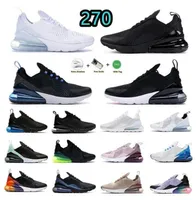 airmaxs 270 Running Shoes Triple Black White University Red Barely Rose New Quality Platinum 270C 270s Men Women Tennis Trainers Sneakers