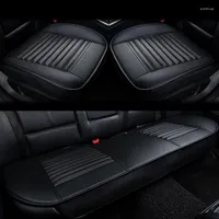 Car Seat Covers Universal Cover Breathable PU Leather Bamboo Charcoal Interior Cushion Pad For Auto Supply Office Chair