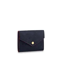 Whole Fashion Style Victorine Litchi Grain Wallet Leather in 6 Colors WOMEN Personalization Multifunctional Credit Card Holder249D