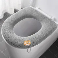Toilet Seat Covers Household Portable Thickened Heating Pad Winter Lining Four Seasons Universal Waterproof Washable Cover1998