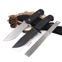 Military Hunting Fixed Knives 420HC Blade Tactical Survival Straight Knife Camping Pocket EDC Knife With Sheath Multitool294k