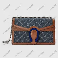 Luxurys Designers Bags Retro Denim chain Shoulder Bag s Genuine Leather Messenger B ags fashion handbag purses top qualityLadies 3289F