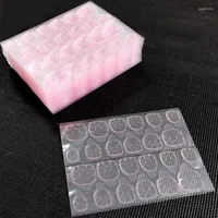 Nail Gel Pink 6 8cm 240Pcs Double Sided False Art Adhesive Tape Glue Sticker DIY Tips Fake Acrylic Manicure Makeup Tool