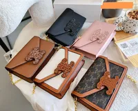 Fashion Envelope bag women Shoulder Bags Leather crossbody bag Designer Classic ladies bag clutches Wallet with chain