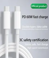PD Data Cable USB C to USB Type C Cable for Xiaomi Redmi Note 8 Pro Quick Charge 40 PD 60W Fast Charging for MacBook Pro S11 Char6275581
