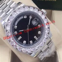 s 13 Styles Luxury Watches 41mm 18K Yellow Gold Bigger Diamond Dial & Bezel 118348 Watch Automatic Fashion Mens Watch Wris279J