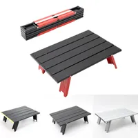 Camp Furniture Aluminum Alloy Portable Table Outdoor Furniture Foldable Folding Camping Hiking Desk Traveling Outdoor Picnic Table Furniture 230323