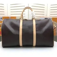 luxury handbags large capacity Brand womens travel bags Leather Fashion High Quality Designer mens shoulder duffel bag on luggage 279t