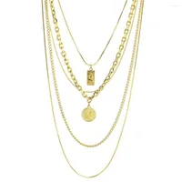 Chains FS Magnificent Luxury Trendy Wholesale Bulk Custom Gold Color Jewelry Arrival Set Of Necklace