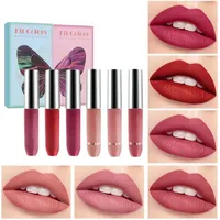 Lip Gloss Matte Fog Easy To Color Liquid Lipstick Fashion Long-lasting Waterproof Moisturizing Cosmetics D2Q8