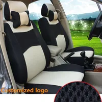Car Seat Covers Universal For Ibiza Toledo Leon Marbella Terra Martorell BLACK BEIGE GRAY Accessories