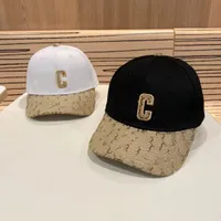 Topkwaliteit ontwerper katoen honkbal hoed luxe brief print vrouwen sport hoed casquette verstelbaar voor mannen