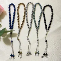 Strand Islamic Tasbih Muslim Rosary Beads 33 Prayer For Men Bracelet Accessory Natural Stone Agates Handmade Turkey