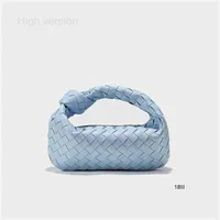 Designer High Wholesale bottegas Handbags Venetasss quality home same hand woven womens armpit bag portable soft leather dumplings wan FLNYBV