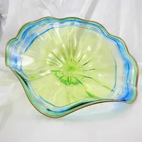 Dale Tiffany Hand Blown Glass plates Wall Art Decor clear color chandelier for foyer and indoor and bedroom287y