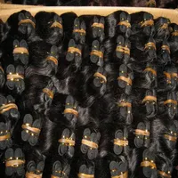 Cheapest Indian Hair Body weave Softest Human Hair 8 inch Color#1b and #2 20pcs lot Express 298x