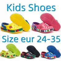Kids Sandals Designer Toddlers croc Hole Slippers Clog Boys Girls Beach Shoes Casual Summer Youth Children Slides Buckle croos classic Home Garden Bla 41pX#