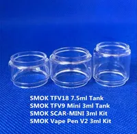 Bubble Glass Tube for Smok Vape Pen V2 TFV9 MINI TFV18 Bag Scarmini Tank Kit BULB Ersättningsfatboy 3ml 75ml4577925
