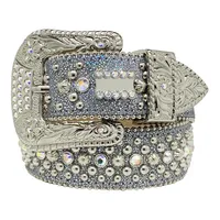 Fashion Belts for Women Designer Mens Bb Simon rhinestone belt with bling rhinestones as gift234p