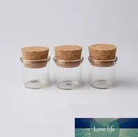 Small Glass Bottles With Corks Stoppers 5ml High Quality Glassware Glas Jar Mini Test Tube 5G