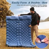 Camp Furniture Outdoor Supplies Inflatable Mattress Portable Camping Beach Pad TPU Stitching Foot Recliner Chair