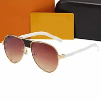 classic Design Sunglasses Brand Vintage Pilot Sun Glasses Polarized UV400 sunglass Men Women eyeglass 58mm glass Lenses292b