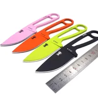 Portable Ant Small Fixed Blade Knife 440C Steel Full Tang Straight Hunting Knives Outdoor Camping Survival EDC Tool3091