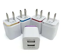 Home Dual Wall Charger Adapter US EU Plug 21A AC Power 2 port for Iphone Samsung Galaxy Note LG Tablet Ipad9487706