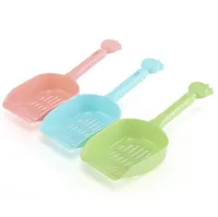 Plastic Cat Feces Litter Shovel Trained Pet Cleaning Scoop Cats Sand Clean Products Toilet Dog Supplies Lightweight Durable Tool SN6859