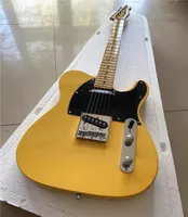 Brand new factory direct s heritage classic yellow electric guitar basswood body maple xylophone neck chrome accessories 7176527