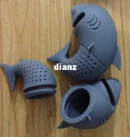 New Arrive Shark Shape Tea Infuser Silicone Strainers Tea Strainer Filter Empty Tea Bags Leaf Diffuser Accessories8529599