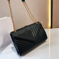 Lady Wallet Shoulder Crossbody Bag Handbags Tote Twill Chain Letter Stripes Purses Clutch Wallets Totes Backpack Women Luxurys Des2437