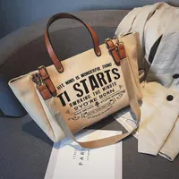 Duffel Bags Yogodlns Fashion Canvas Handbag And Purse Female Large Capacity Shoulder Bag Letter Design Crossbody Casual Totes Bolsa