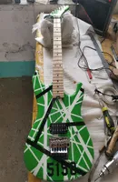 Kramer raro Edward Van Halen 5150 Branco Black Stripe Verde Guitar