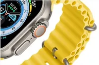 Apple Watchシリーズ用の49mmスマートウォッチウルトラ8 IWATCH 8スマートウォッチマリンリストバンドスポーツウォッチウルトラ保護カバーケース