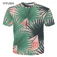 Men's T Shirts YFFUSHI Male 3D Shirt Fashion Pattern Printed Men Women Summer Holiday Top Tees For Plus Size 5XL