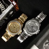 Orologio da uomo meccanico automatico da 40 mm sapphire donne orologi da polso da polso impermeabile Montre de lussuoso con diamante