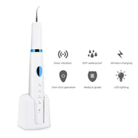Wireless Charging Whitenings Grooming Tools for Teeth Scaling Ultrasonic Calculus Stains Tartar Remover 3 Working Modes with Light244v