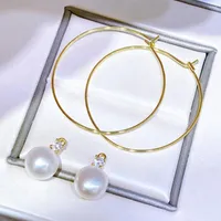 Dangle Earrings Women Pearl Dangles Beautiful Ears Jewelry Simple Elegant Hanging Decors Ear Hoop Pendant Fashion Accessory