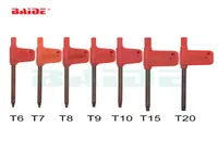 T6 T7 T8 T9 T10 T15 T20 Torx Screwdriver Spanner Key Small Red Flag Screw Drivers Tools 200pcslot2685110