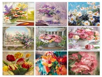 Paintings Gatyztory Painting By Number Flower In Vase Oil Numbers Paint On Canvas Diy Picture Hand Painted Home DecorationPainting4980173