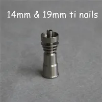 Grade2 Titanium Nails Tools 14mm 18mm Male Female Dab Rigs Ti Nail Domeless bangers250L