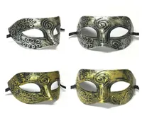 Gold and Silver Retro Venetian Masks Roman Gladiator Halloween Party Mask Man Woman Children Mardi Gras Masquerade Mask9610974