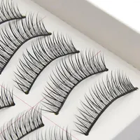 False Eyelashes VOCOSTE 10 Pairs 10 13mm 3D Faux Mink Lashes Dramatic Volume Eyelash Extension Makeup Tools Natural Style