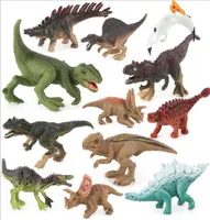 12pcsset Dinosaur Toy Plastic Jurassic Play Dinosaur Model Action Figures Gift for Boys 8740422