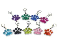 Cartoon Dog Paw Silver Color Fashion Key Rings keychain for car keys Pendant For Women Man Jewelry whole3760348