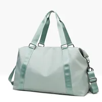 LU-203 Hand Yoga Bag Female Wet Waterproof Large Luggage Bag Short Travel Bag 50 28 22 High Quality With Brand Logo288M
