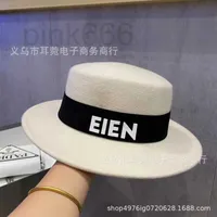 Ball Caps designer Hat Autumn Winter Wool Flat Top Letter Ribbon Fashion Versatile Men's and Women's English Style~~ Batch VDOI