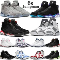 Aqua 6 6s Basketball Shoes Cool Grey Toro University Blue Red Oreo Georgetown Midnight Navy Cactus Jack UNC Black Infrared mens trainers outdoor sneakers cheaper